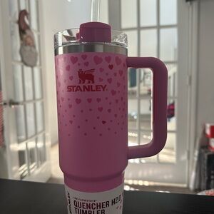Stanley Pink Heart Quencher Tumbler